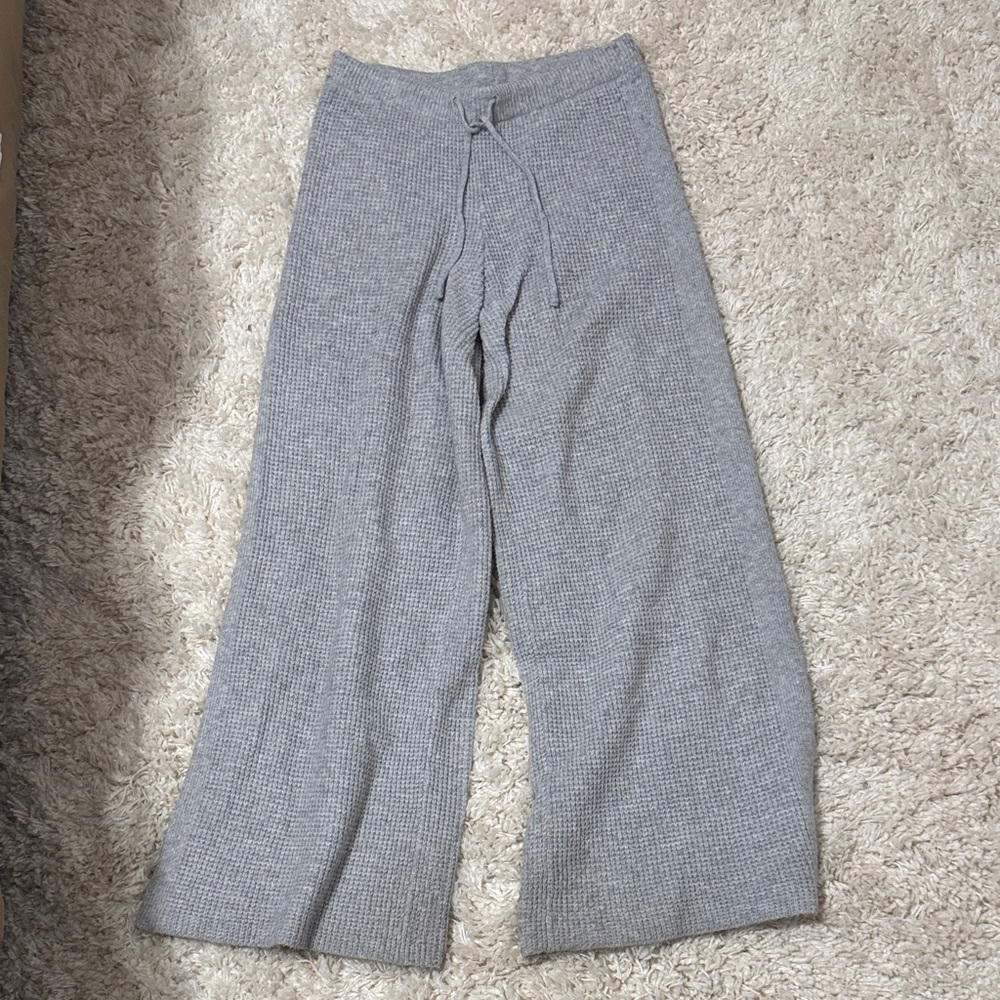 Aerie women’s grey waffle pants